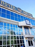 Входная группа Главпочтамт Ижевска, (Ижевский почтамт, Почта России УФПС УР ФГУП).  Кирова,  116